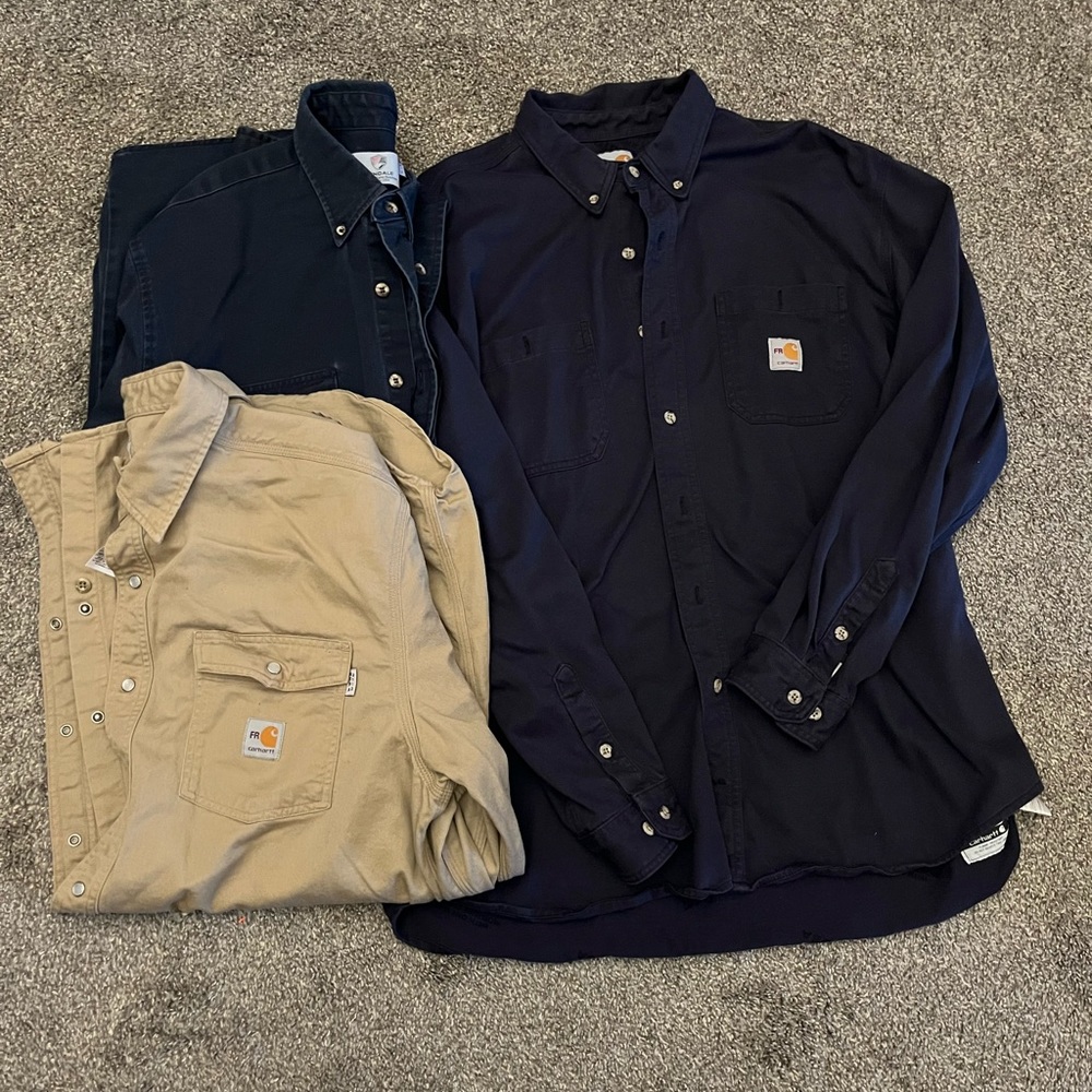 Men’s XL Tall FR shirts